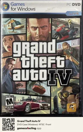 Grand Theft Auto IV Computer, NTSC box front