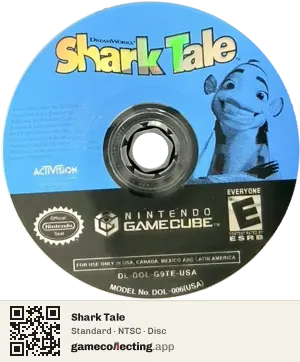 Shark Tale Nintendo GameCube, NTSC disc