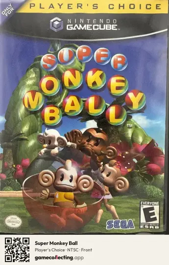 Super Monkey Ball Nintendo GameCube, NTSC box front