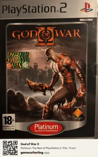 God of War II PlayStation 2, PAL box front