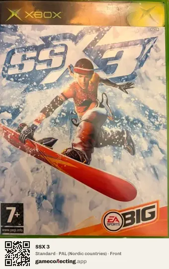 SSX 3 Xbox, Nordic countries box front