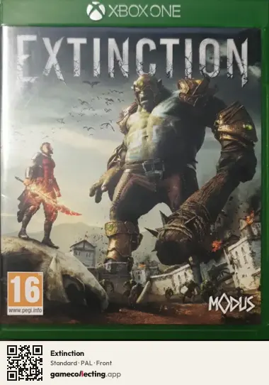 Extinction Xbox One, PAL box front