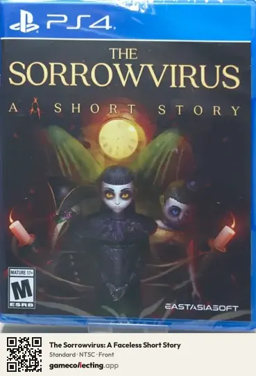 The Sorrowvirus: A Faceless Short Story PlayStation 4, NTSC box front