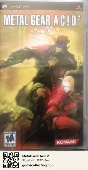 Metal Gear Acid 2 PlayStation Portable, NTSC box front
