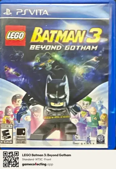 LEGO Batman 3: Beyond Gotham PlayStation Vita, NTSC box front