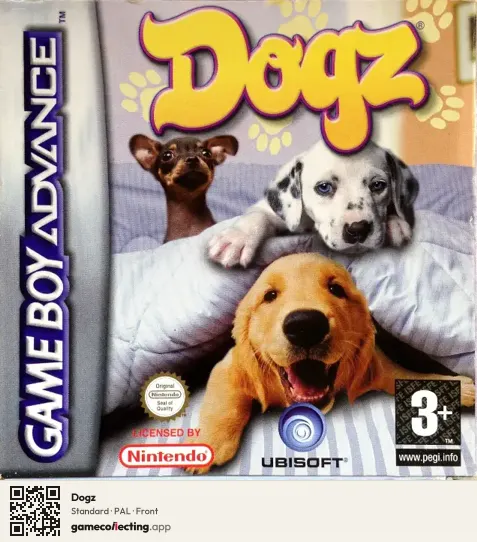 Dogz Game Boy Advance, PAL box front