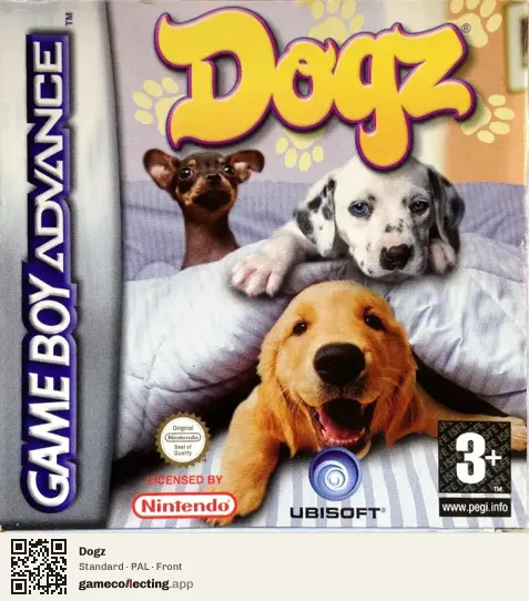 Dogz Game Boy Advance, PAL box front