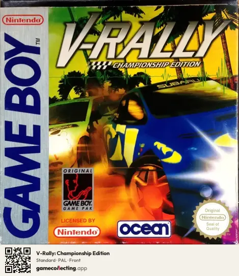 V-Rally: Championship Edition Game Boy, PAL box front
