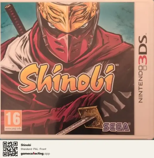 Shinobi Nintendo 3DS, PAL box front