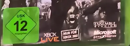 Halo Wars, the USK square on its front