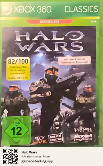 Halo Wars Xbox 360, Germany box front