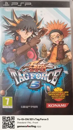 Yu-Gi-Oh! 5D's Tag Force 5 PlayStation Portable, PAL box front