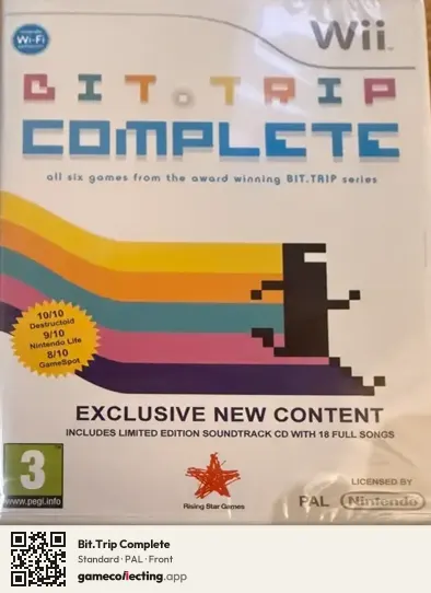 Bit.Trip Complete Nintendo Wii, PAL box front
