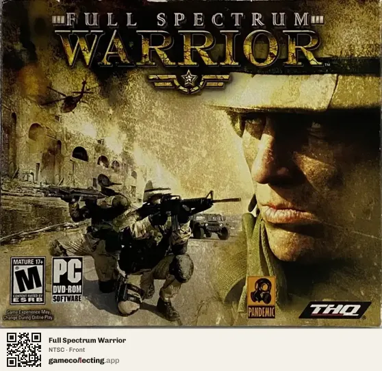 Full Spectrum Warrior Computer, NTSC box front