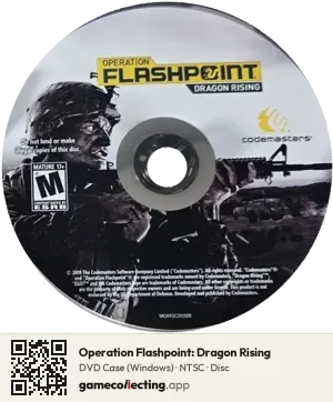 Operation Flashpoint: Dragon Rising Computer, NTSC disc