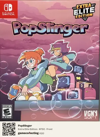 PopSlinger Nintendo Switch, NTSC box front