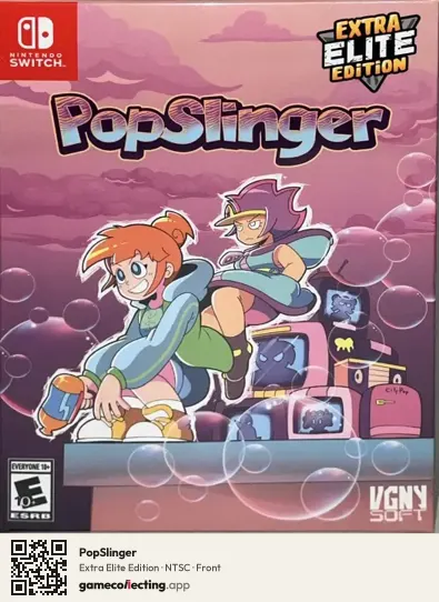 PopSlinger Nintendo Switch, NTSC box front