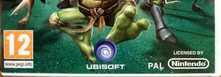 Teenage Mutant Ninja Turtles: Smash-Up, the USK square on its front