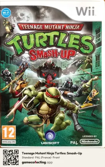 Teenage Mutant Ninja Turtles: Smash-Up Nintendo Wii, France box front