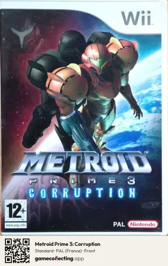 Metroid Prime 3: Corruption Nintendo Wii, France box front