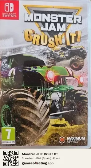 Monster Jam: Crush It! Nintendo Switch, Spain box front