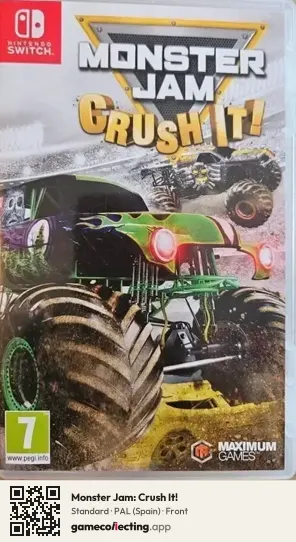 Monster Jam: Crush It! Nintendo Switch, Spain box front