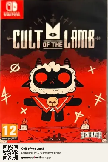 Cult of the Lamb Nintendo Switch, Germany box front