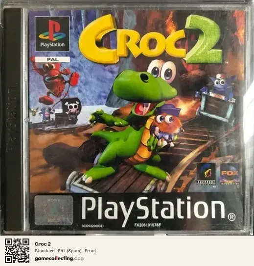 Croc 2 PlayStation, Spain box front