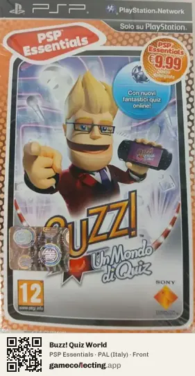 Buzz! Quiz World PlayStation Portable, Italy box front