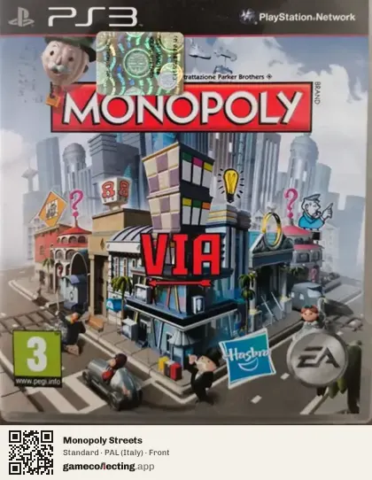 Monopoly Streets PlayStation 3, Italy box front