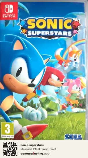 Sonic Superstars Nintendo Switch, France box front