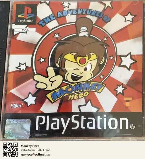 Monkey Hero PlayStation, PAL box front