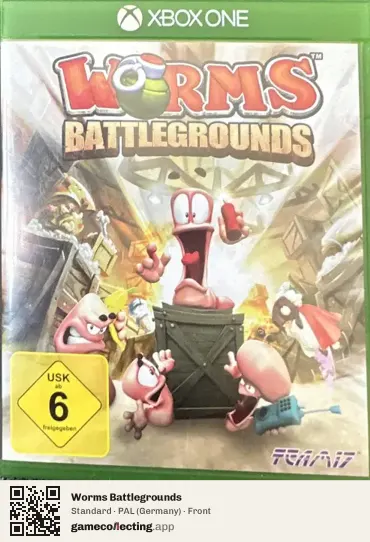 Worms Battlegrounds Xbox One, Germany box front