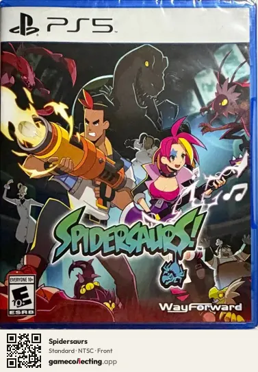 Spidersaurs PlayStation 5, NTSC box front