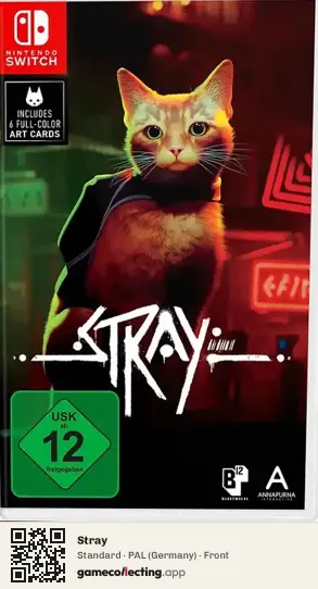 Stray Nintendo Switch, Germany box front