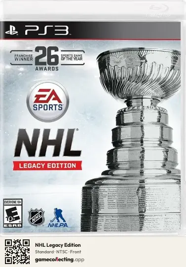 NHL Legacy Edition PlayStation 3, NTSC box front