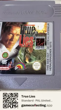 True Lies Game Boy, PAL cartridge label