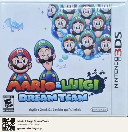 Mario & Luigi: Dream Team Nintendo 3DS, NTSC box front