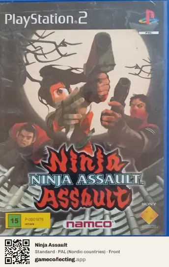 Ninja Assault PlayStation 2, Nordic countries box front
