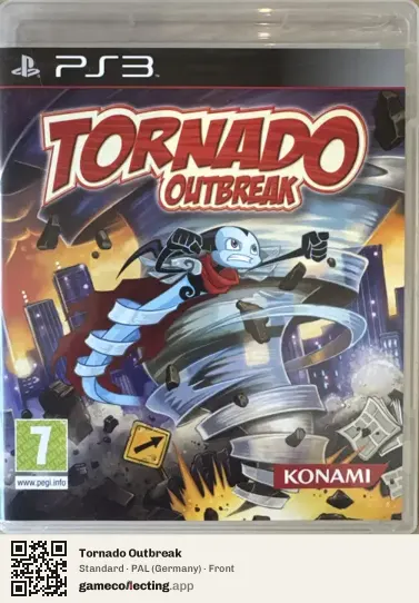 Tornado Outbreak PlayStation 3, Germany box front