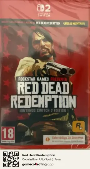 Red Dead Redemption Nintendo Switch 2, Spain box front