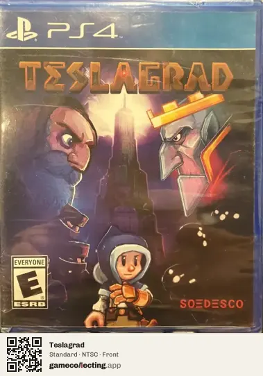 Teslagrad PlayStation 4, NTSC box front
