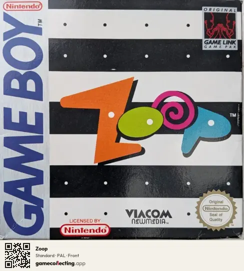 Zoop Game Boy, PAL box front