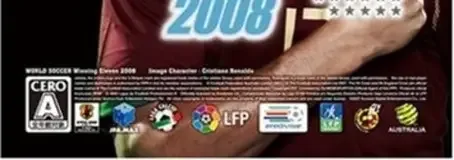 Pro Evolution Soccer 2008, the CERO letter on its front