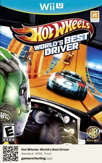 Hot Wheels: World's Best Driver Nintendo Wii U, NTSC box front