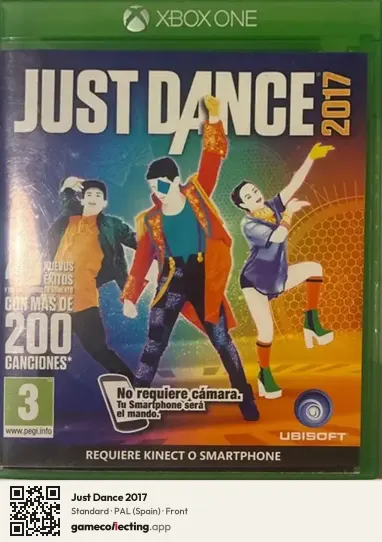 Just Dance 2017 Xbox One, Spain box front