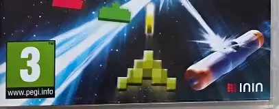 Space Invaders Forever, the PEGI square on its front