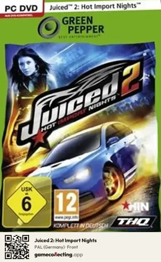 Juiced 2: Hot Import Nights Computer, Germany box front