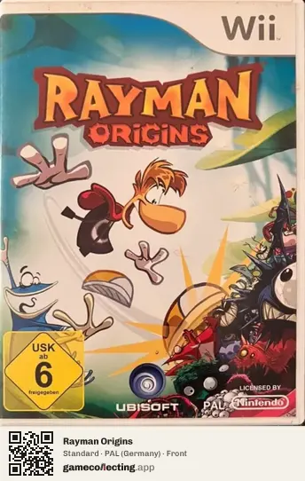 Rayman Origins Nintendo Wii, Germany box front
