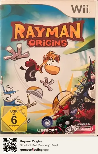 Rayman Origins Nintendo Wii, Germany box front